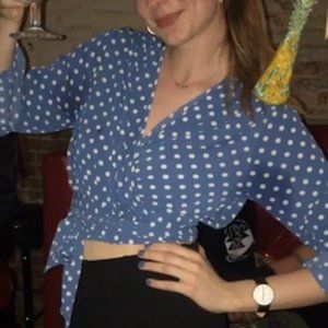 fiveseventyfive Tie Top - Size Small